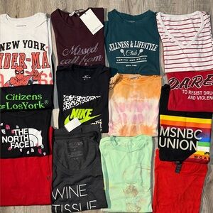 14 cotton tee shirts